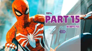 SPIDER MAN REMASTERED - 100% Walkthrough No Commentary - PART 15 [4K 60FPS PS5]