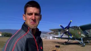 Novak Djokovic - Last interview (before take off for Wingtennis)