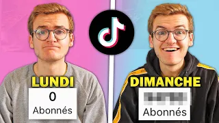 1 semaine pour avoir le plus de followers sur Tiktok (en partant de 0)