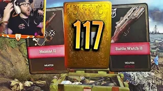 OPENING 117 SUPPLY DROPS!! (The Luckiest COD WW2 Supply Drop Opening)