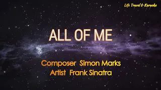 ALL OF ME - FRANK SINATRA (Karaoke Version)