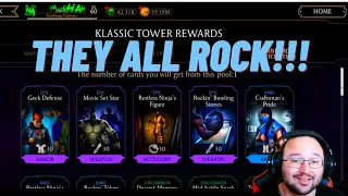 Klassic Tower Equipment IS INSANE! First Look! MK Mobile