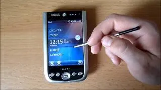 Dell Axim X51v Windows Mobile 6.5.5 L16 build 23559 Beta LennySh WM test in HD 720p www.iPDA.cz