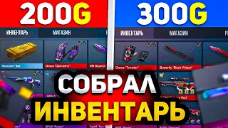 СОБРАЛ САМЫЙ КРАСИВЫЙ ИНВЕНТАРЬ ЗА 200 И 300 ГОЛДЫ 😱 | БИТВА ИНВЕНТАРЕЙ В STANDOFF 2/ СТАНДОФФ 2