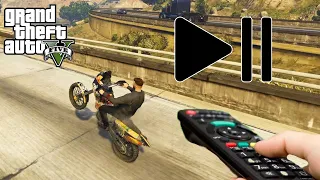 PAUSE CHALLENGE pe GTA 5 ONLINE | PAUZA LA VOLAN