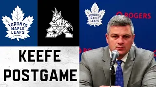 Sheldon Keefe Post Game | Toronto Maple Leafs vs Arizona Coyotes - January 12, 2022