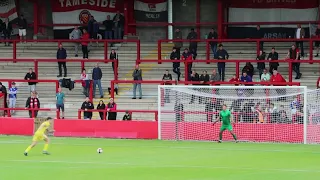 FC United of Manchester v Banbury United - penalty shoot out