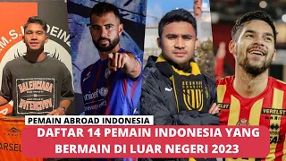 DAFTAR 14 PEMAIN SEPAKBOLA INDONESIA YANG BERMAIN DI LUAR NEGERI, SEMAKIN BANYAK PEMAIN ABROAD