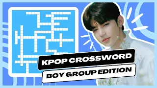 [KPOP GAME] KPOP CROSSWORD BOY GROUP EDITION I K-Pop Roulette