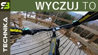 Jeden zakręt - 5 prób i porównanie czasów. Technika jazdy MTB. TUTORIAL