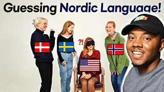 AMERICAN REACTS To Can American identify NORDIC languages? (Danish, Swedish, Norwegian)