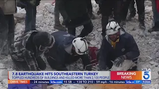 Thousands dead after powerful quake rocks southeastern Turkey