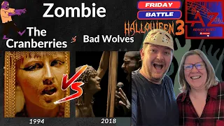 Friday Battle: REACTION to Zombie - Cranberries vs Bad Wolves | Which Version Reigns Supreme? 🎃HS3🎃