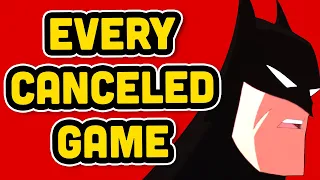 Cancelled BATMAN Games: Game Facts Special