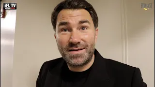 EDDIE HEARN REACTS TO KAMBOSOS JR SHOCK WIN OVER LOPEZ, KHAN-BROOK & JOSHUA CONSIDERING STEP-ASIDE?