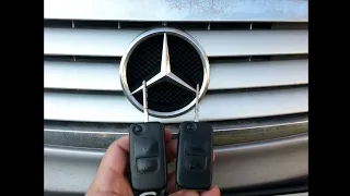 Mercedes remote function  key not working fix, If you have ONE FOB ONLY, Read video description