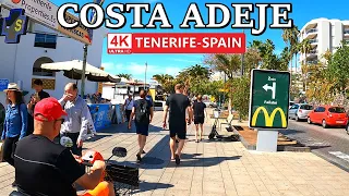TENERIFE - COSTA ADEJE | What is Currently Happening? ☀️ 4K Walk ● February 2024
