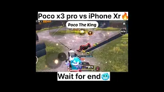 Poco x3 pro vs iPhone xr pubg test 2022 | iphone xr vs poco x3 pro #shorts #youtubeshorts