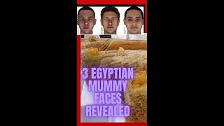 3 Egyptian  Faces from 2,000-Year-Old DNA .#shorts.