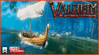 ELDER BOSS to the EAST - Exploration / SAILING - TRADER Discovery. | Valheim coop Gameplay | LIVE 4