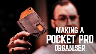 Making a Pocket Pro Organiser | Leather Craft ASMR | Strauss and Co