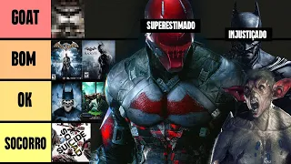 RANKEANDO TODOS BATMAN ARKHAM - Do Asylum até Esquadrão Suicida