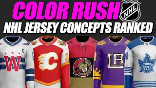 COLOR RUSH NHL Jersey Concepts Ranked!