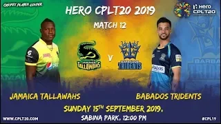 Match 12 Highlights | #JTvBT | #CPL19