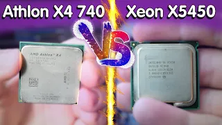 Athlon X4 740 vs Xeon X5450. 775 или FM2? На чем собрать БОМЖ-ПК?