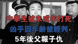 中學生被未成年打死，兇手因年齡被輕判，5年後父報子仇 #大案紀實 #刑事案件 #案件解說