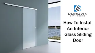 DB Durovin Bathrooms Sliding Glass Door Installation Video