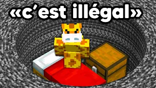 Je me suis échappé d'une Prison Illégale sur Minecraft..