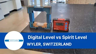 Digital Level VS Spirit Level (WYLER, Clinotronic PLUS, Precision Frame Spirit Level 58)