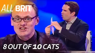 Sean Lock Argues With Jimmy Carr Over Dangerous Sports! | Funny 8 Out of 10 Cats Clips | All Brit