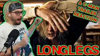 Longlegs - Official Trailer Reaction | NIC CAGE | MAIKA MONROE