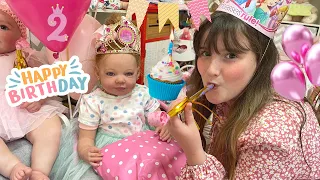 REBORN BIRTHDAY - PRINCESS PARTY - AVA TURNS 2