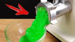 Experiment: Meat Grinder Vs Slime