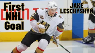 Jake Leschyshyn #15 (Vegas Golden Knights) first NHL goal Nov 13, 2021