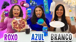 TUDO ROXO, AZUL E BRANCO POR UM DIA! - JULIANA BALTAR