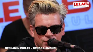 Benjamin Biolay en LIVE avec "Rends l'amour" dans Le Lab