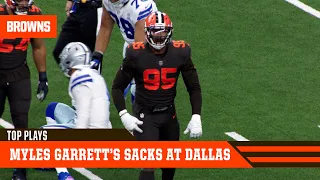 Myles Garrett's sacks at Dallas | Cleveland Browns