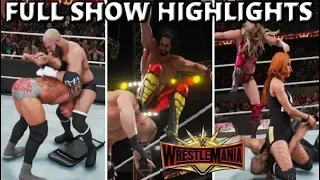 WWE 2K19 WRESTLEMANIA 35 FULL SHOW PREDICTION HIGHLIGHTS - PART 1