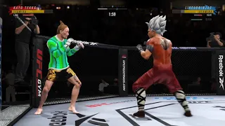 UFC 4:TROLLING WITH GOKU IN ONLINE WORLD CHAMPIONSHIP