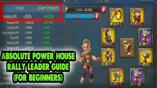 Power House Rally Leading (How To Beginner Guide) Lords Mobile