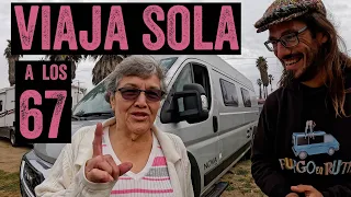A los 67 deja al marido, COMPRA UN CAMPER y CRUZA USA SOLA para viajar por México en caravana T11-E1