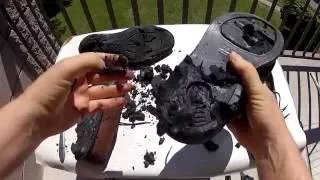 Ecco shoe review - soles disintegrate into tar goo !!