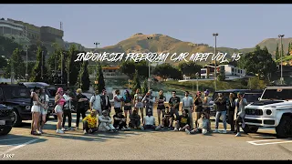 Indonesia Freeroam Car Meet Vol 45 || GTA V #cinematic #fivem #gtav #carmeet #indonesiafreeroam