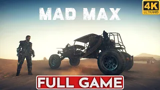 MAD MAX Gameplay Walkthrough FULL GAME [4K 60FPS PC] - No Commentary
