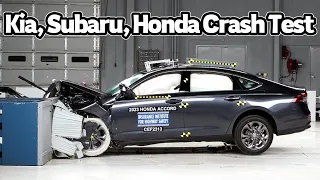 2023 Kia K5, Subaru Outback & Honda Accord Crash Test