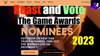 Sunburned Albino Roasts and Votes for the 2023 Game Awards Nominees